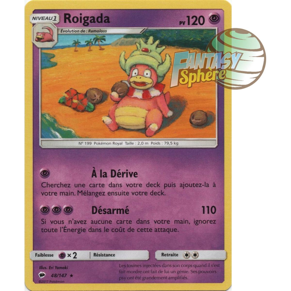 Roigada – Selten 48/147 – Sonne und Mond 3 Brennende Schatten