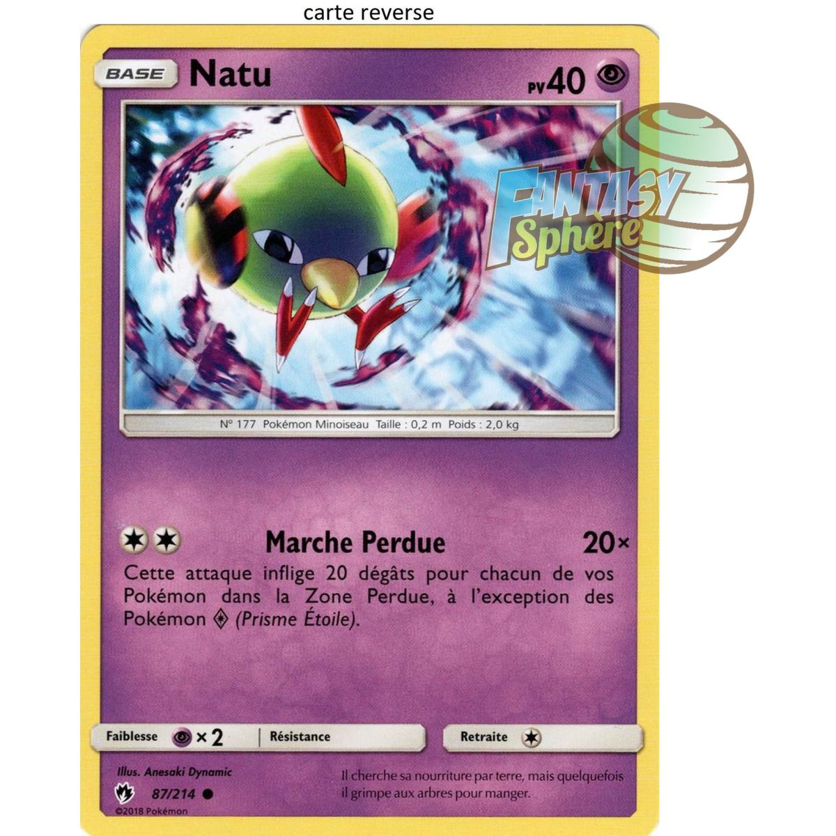 Item Natu – Reverse 87/214 – Sonne und Mond 8 Lost Thunder