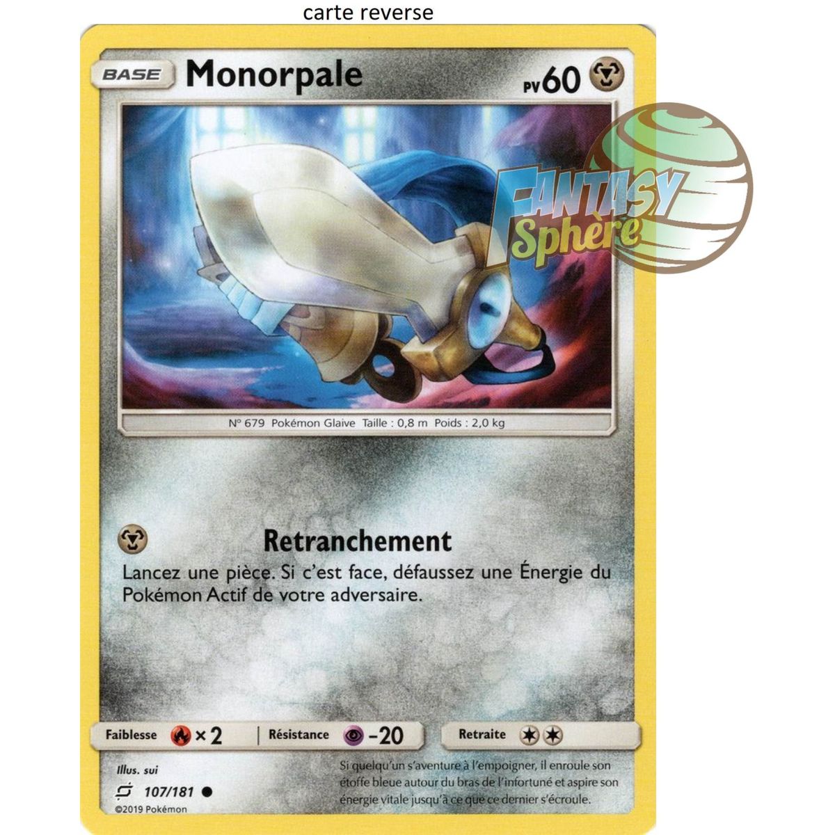 Item Monorpale – Reverse 107/181 – Sun and Moon 9 Shock Duo