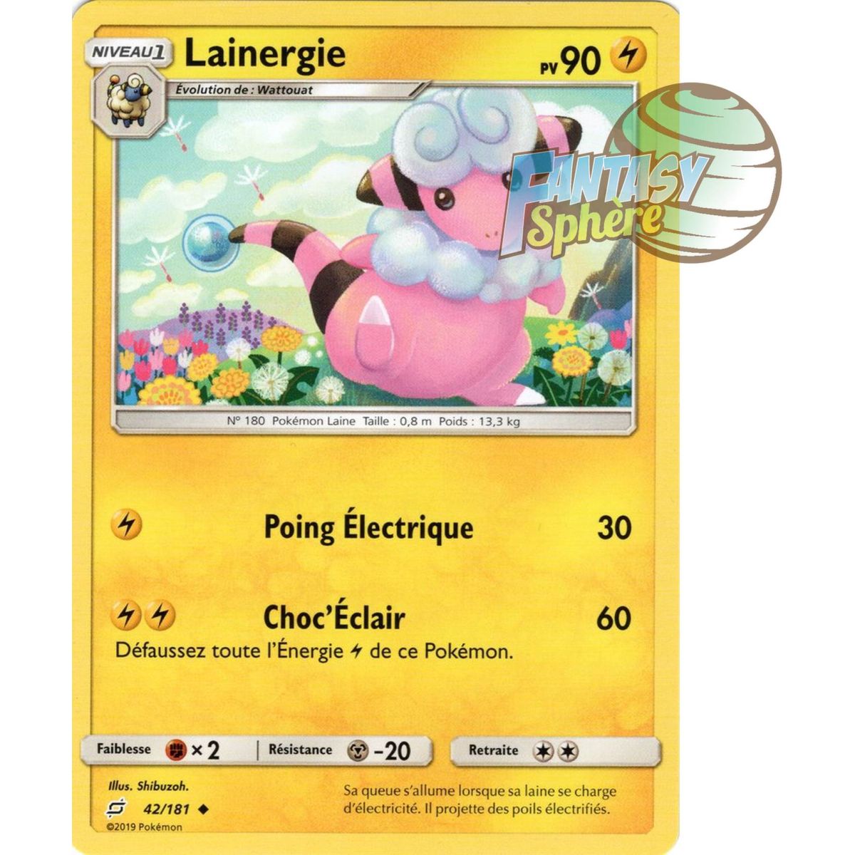 Item Lainergie – Uncommon 42/181 – Sun and Moon 9 Shock Duo