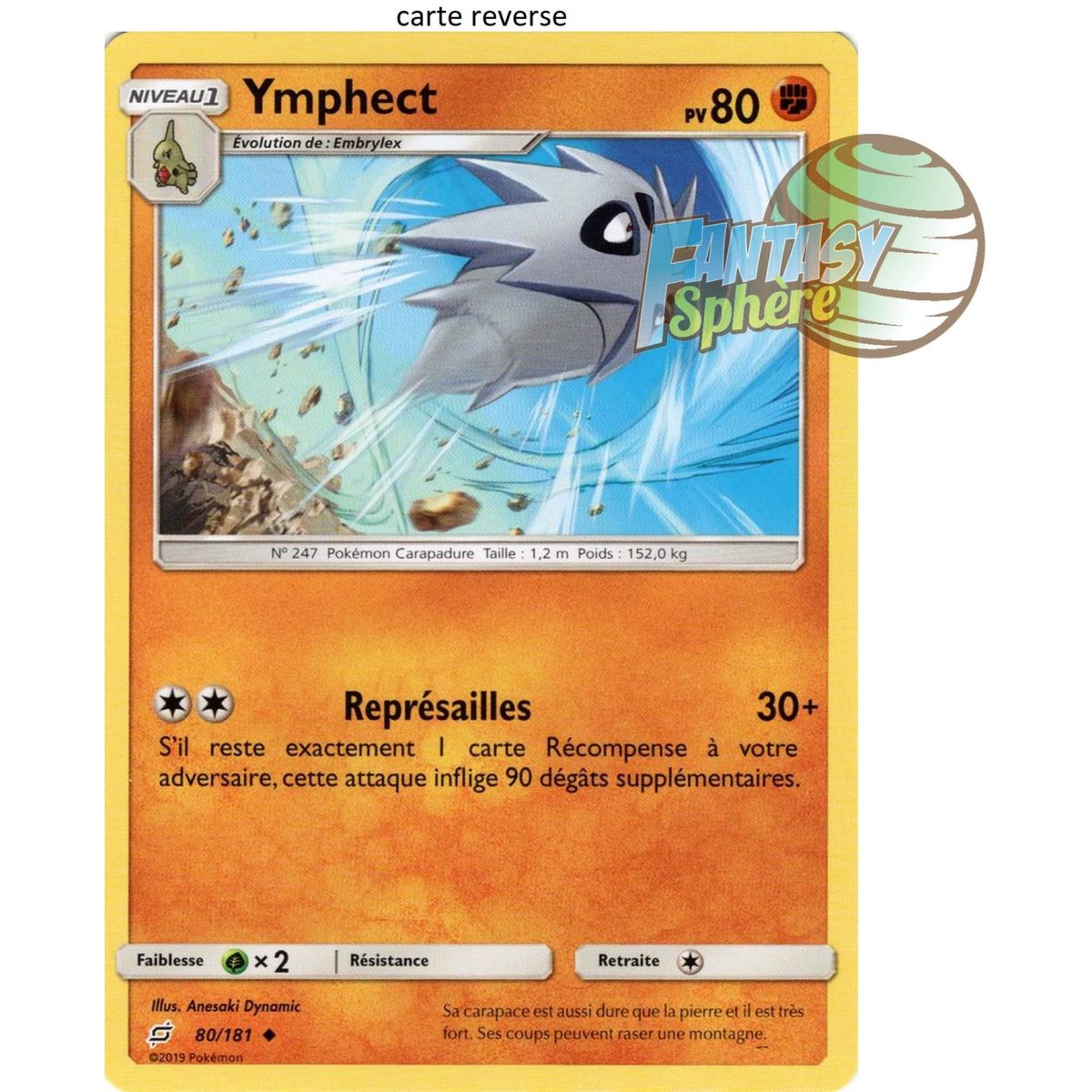Item Ymphect – Reverse 80/181 – Sun and Moon 9 Shock Duo