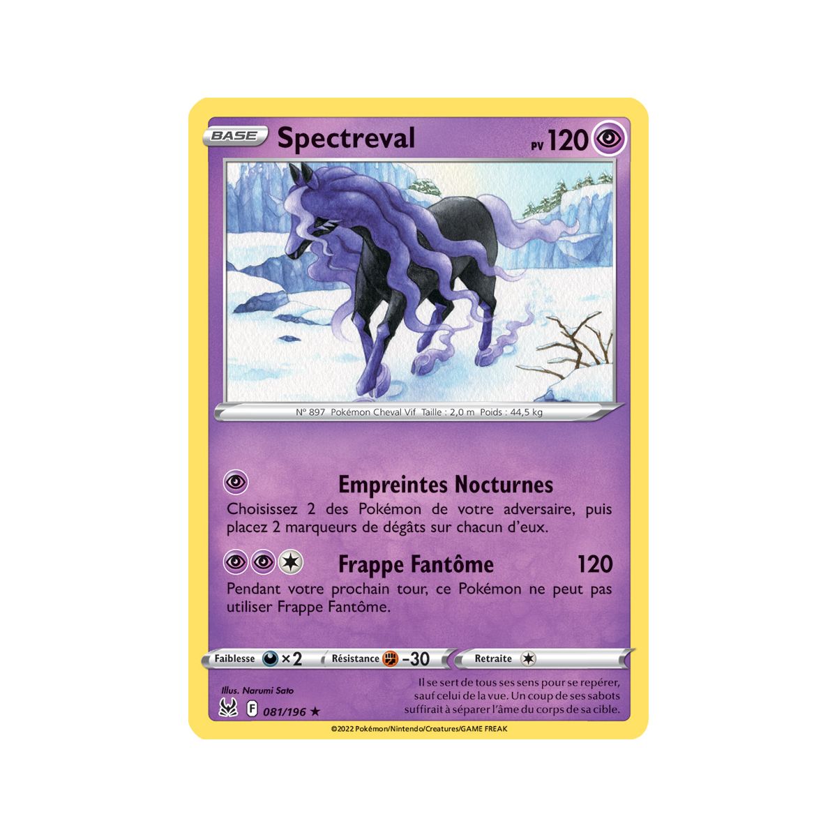 Spectreval – Holo Rare 81/196_H – Schwert und Schild 11 Lost Origin