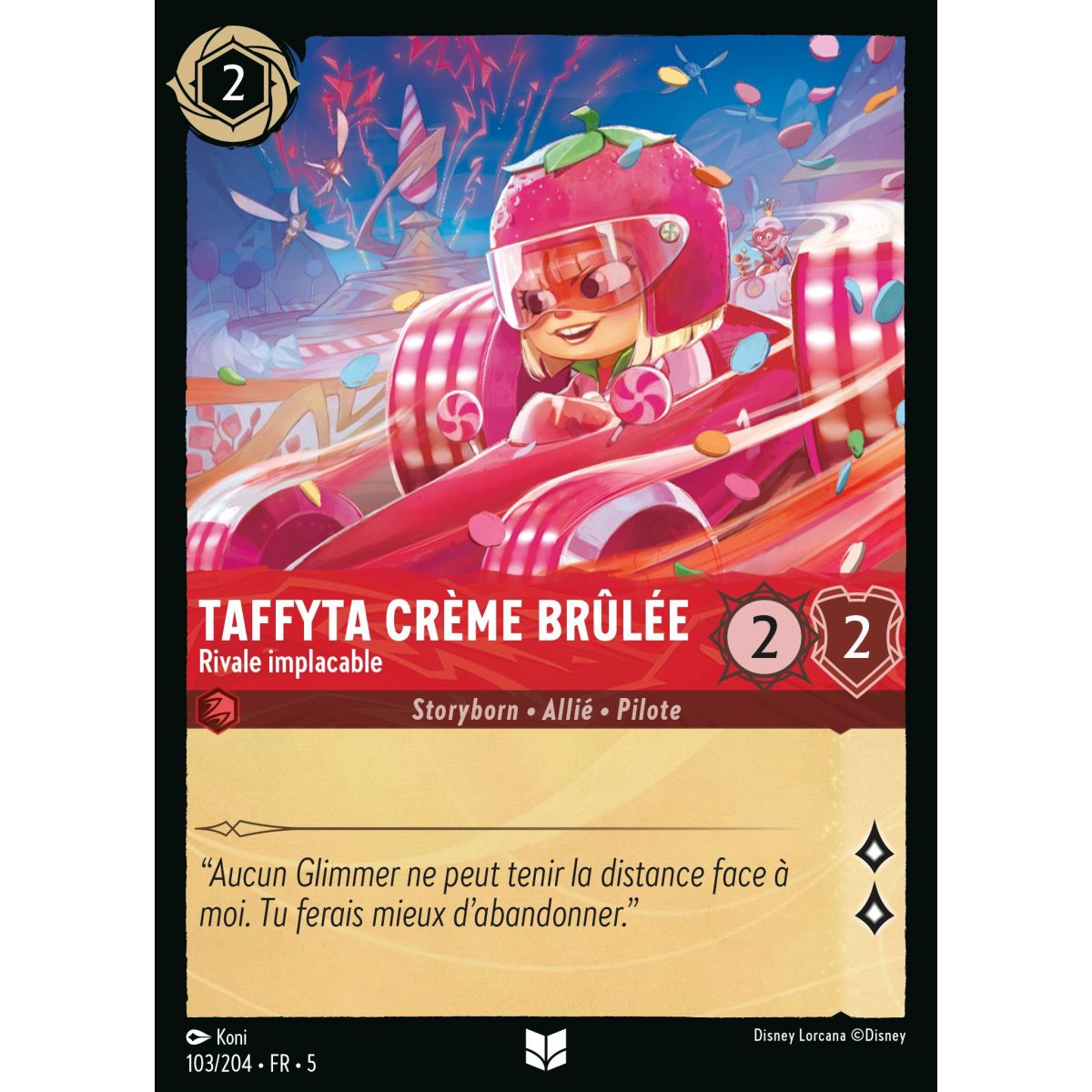 Taffyta Crème Brûlée – Relentless Rival – 103/204 – SSK – Ciel Scintillant – Brillante – Premium – Französisch