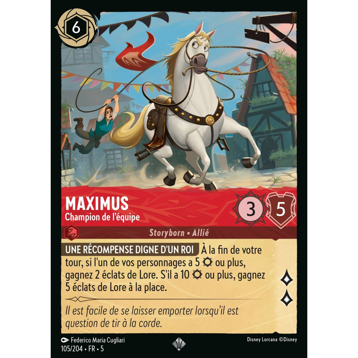 Maximus – Team Champion – 105/204 – SSK – Ciel Scintillant – Super Rare – Französisch