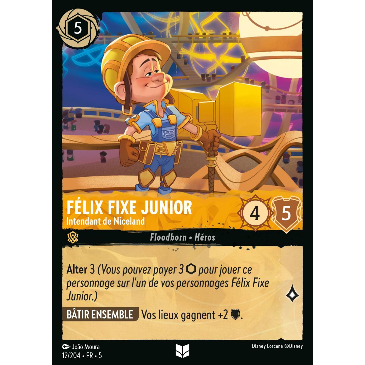 Félix Fixe Junior – Steward of Niceland – 12/204 – SSK – Ciel Scintillant – Brillante – Premium – Französisch