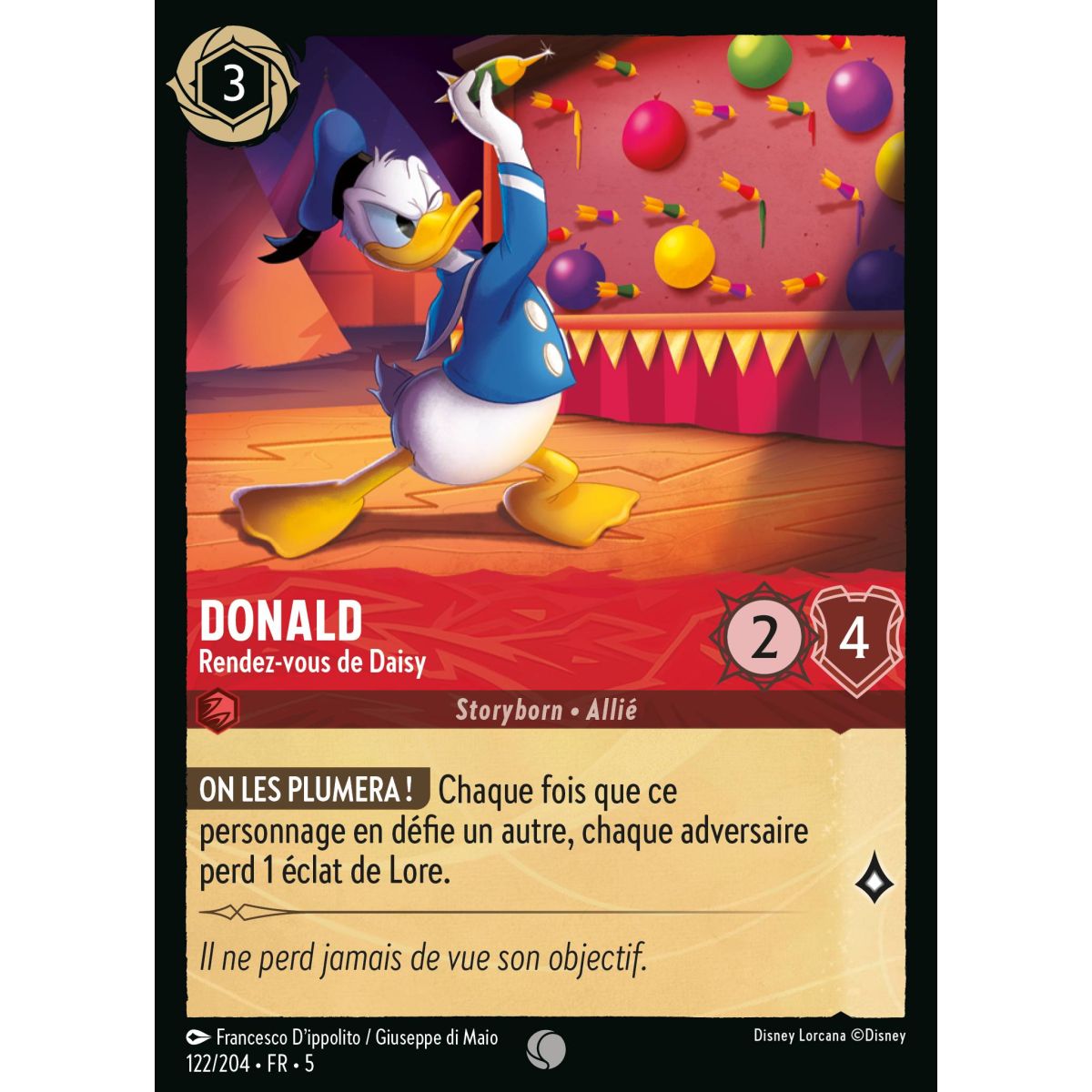 Donald – Daisy's Rendezvous – 122/204 – SSK – Ciel Scintillant – Kommune – Französisch