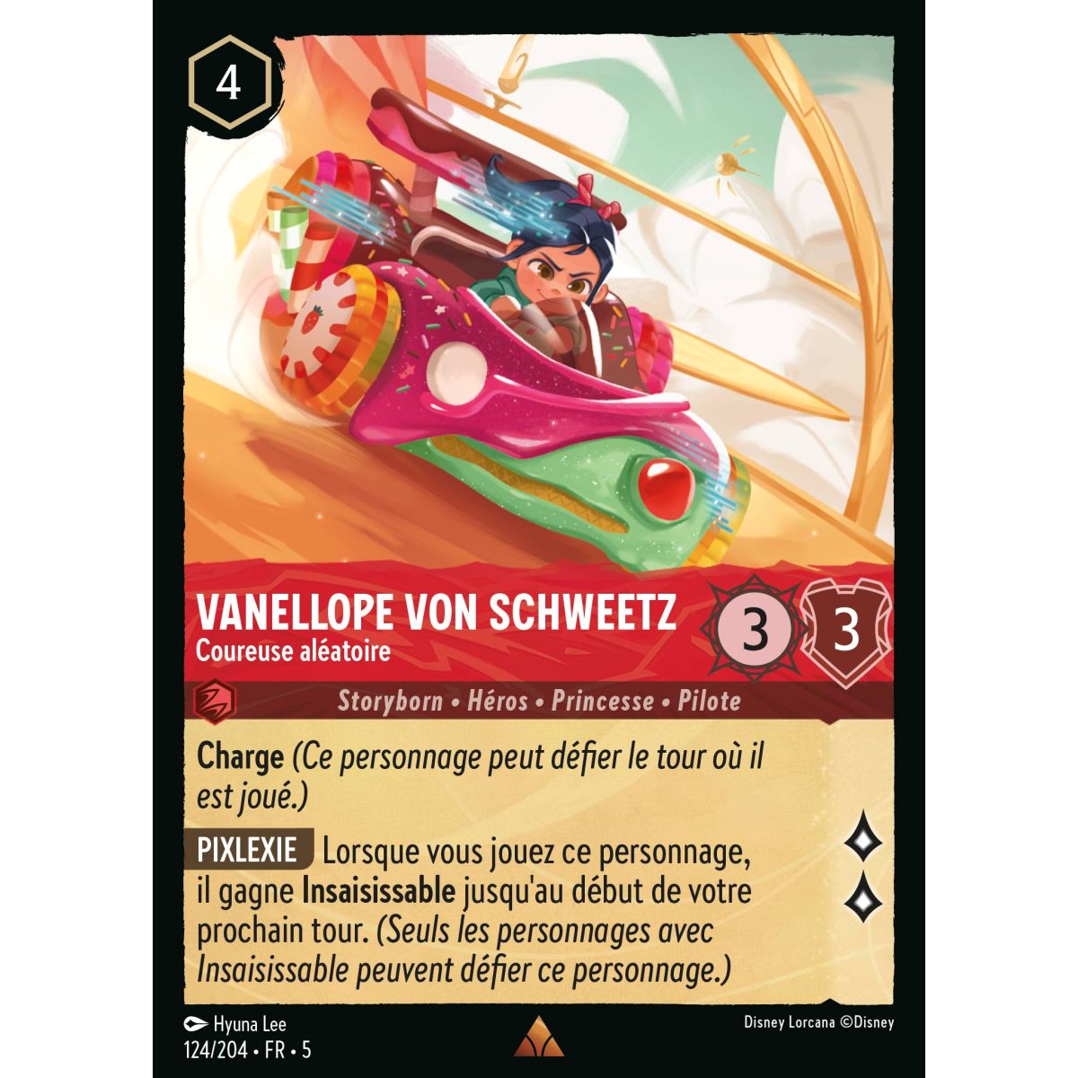 Vanellope von Schweetz – Random Runner – 124/204 – SSK – Ciel Scintillant – Selten – Französisch