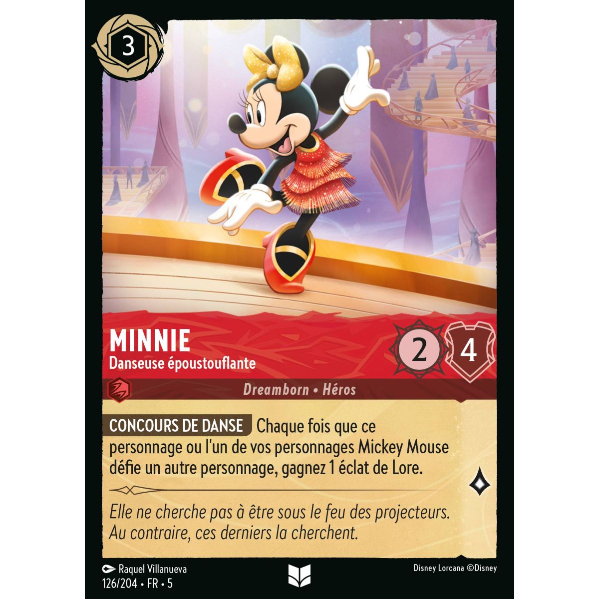 Minnie – Atemberaubende Tänzerin – 126/204 – SSK – Sparkling Sky – Ungewöhnlich – Französisch