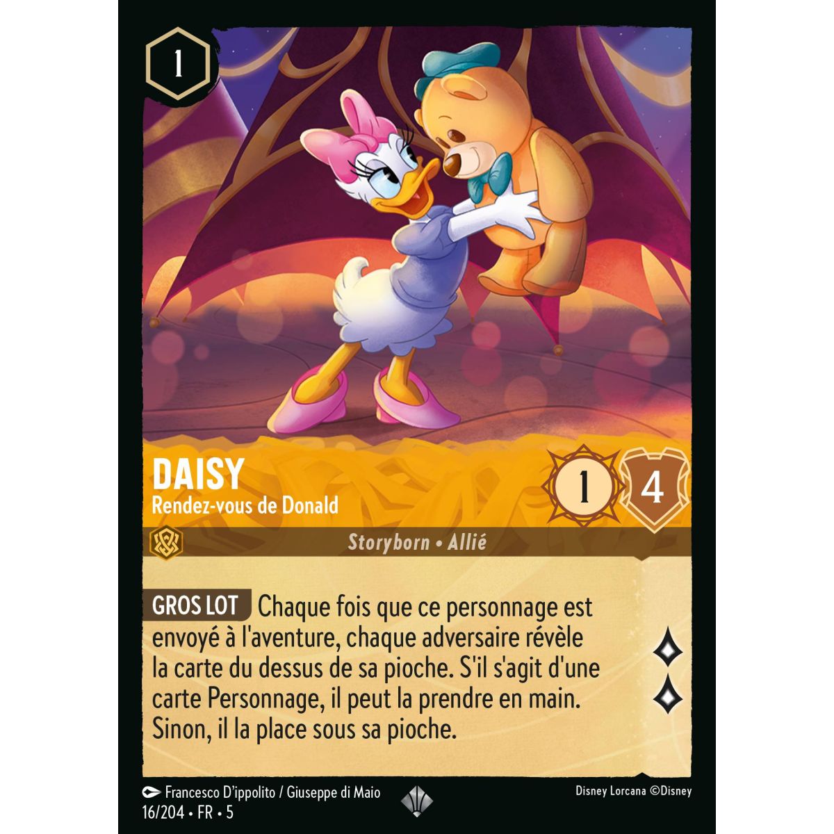 Daisy – Donald's Rendezvous – 16/204 – SSK – Ciel Scintillant – Super Rare – Französisch