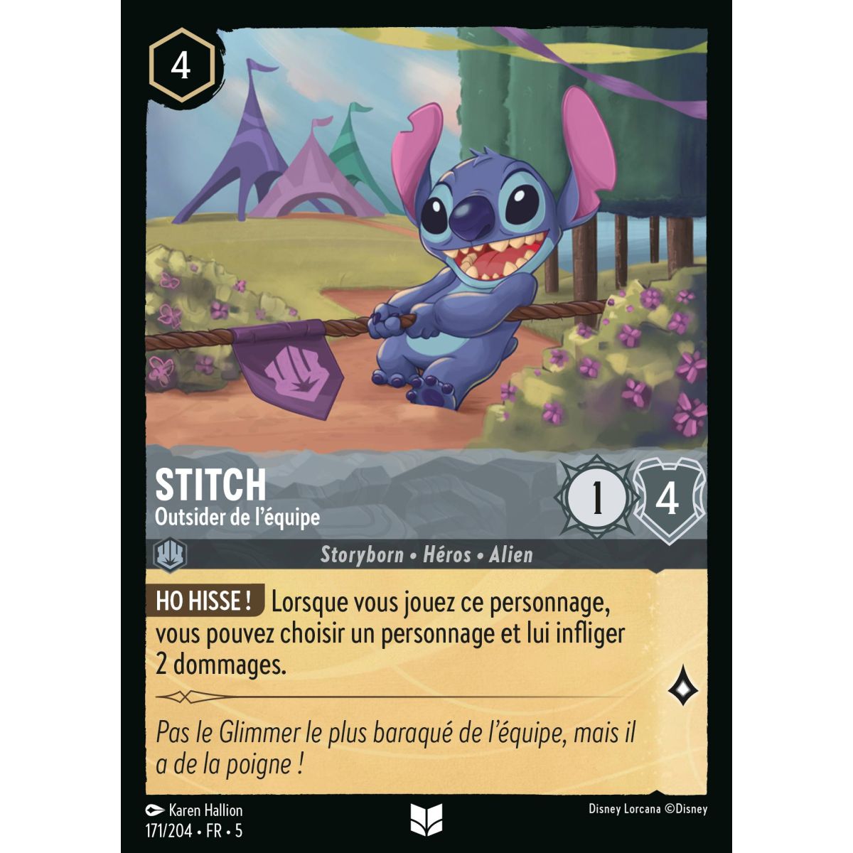 Stitch – Team Outsider – 171/204 – SSK – Shimmering Sky – Ungewöhnlich – Französisch