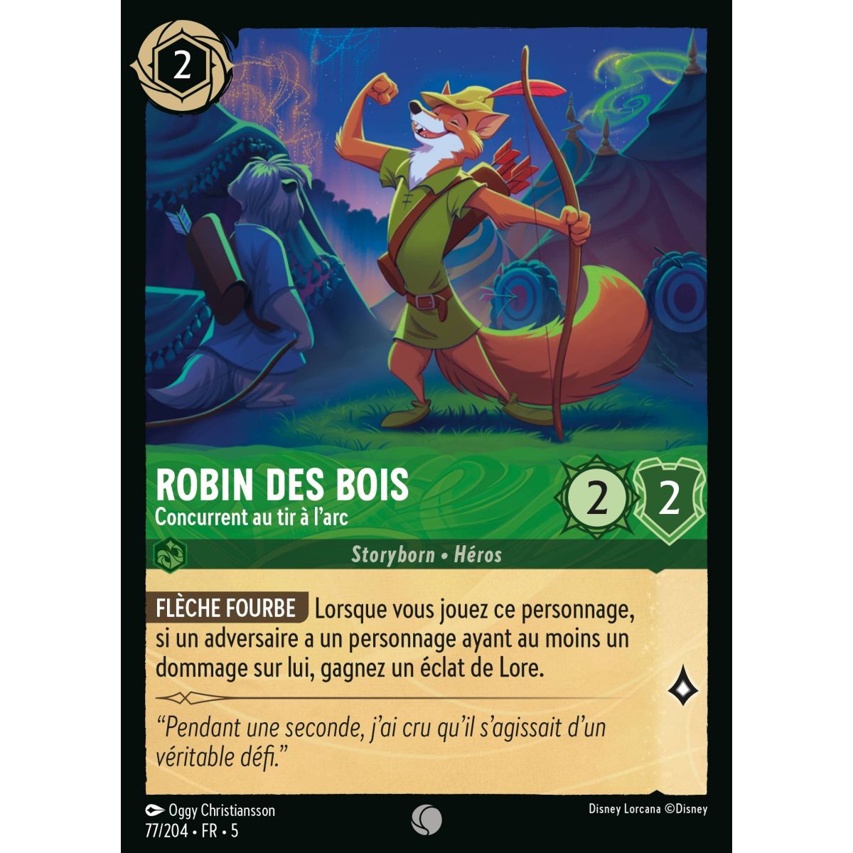 Robin Hood – Bogenschießen-Konkurrent – 77/204 – SSK – Ciel Scintillant – Brillante – Premium – Französisch