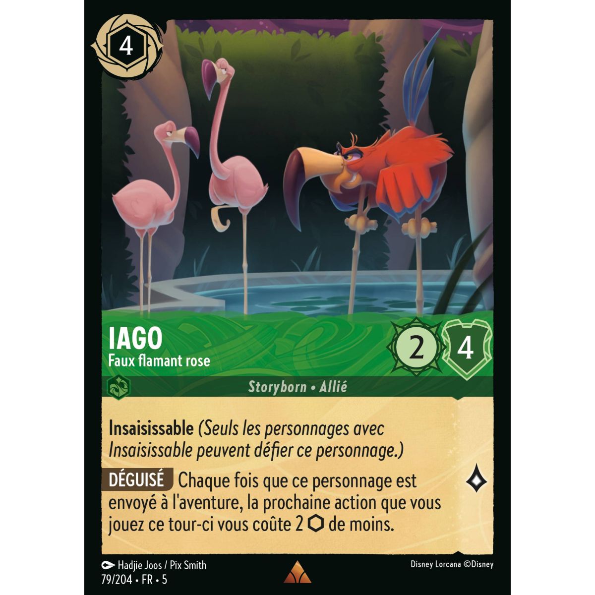 Iago – Fake Flamingo – 79/204 – SSK – Ciel Scintillant – Selten – Französisch