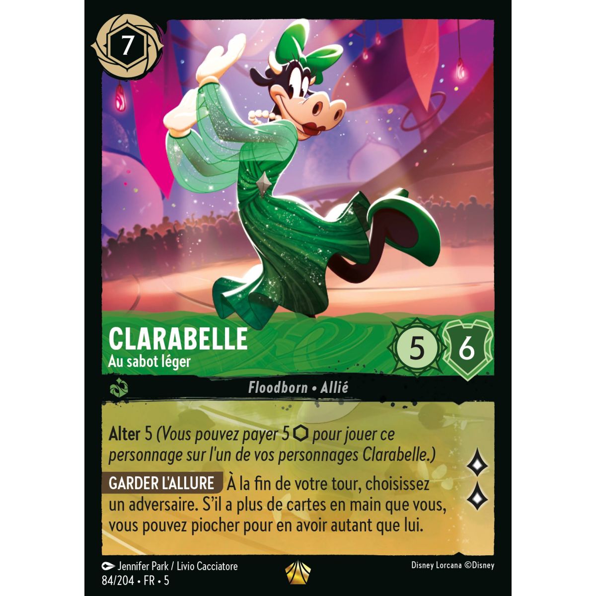 Clarabelle – Light Hoof – 84/204 – SSK – Ciel Scintillant – Legendär – Französisch