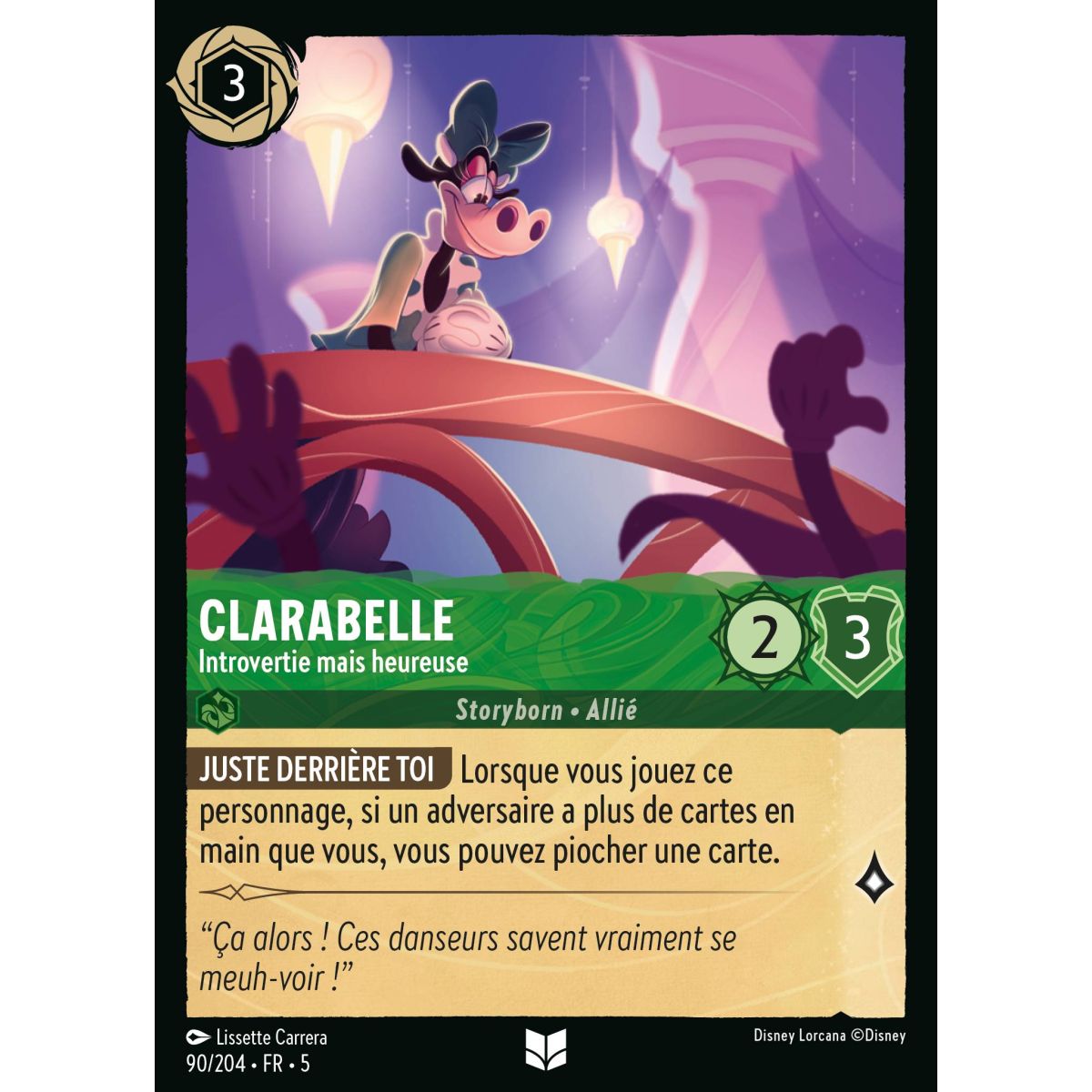 Clarabelle – Introvertiert, aber glücklich – 90/204 – SSK – Ciel Scintillant – Brillante – Premium – Französisch