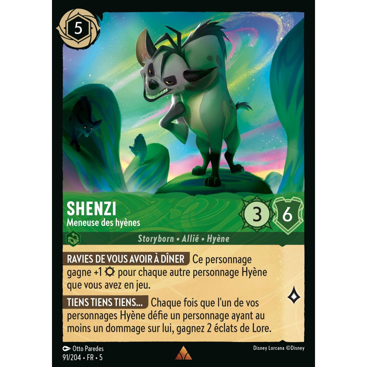 Shenzi – Hyena Leader – 91/204 – SSK – Shimmering Sky – Brillant – Premium – Französisch