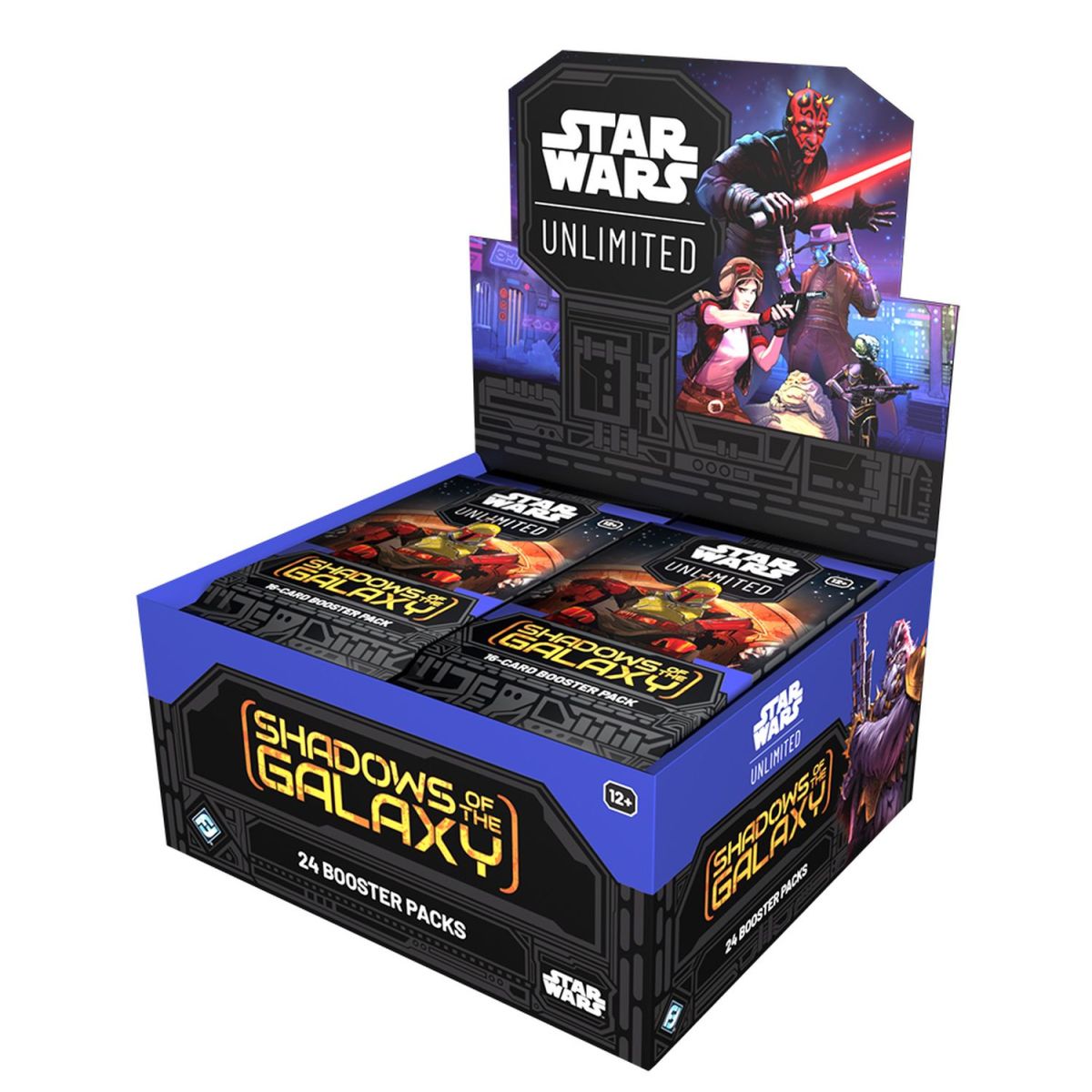 Star Wars Unlimited – Box mit 24 Boostern – SW Unlimited: Shadows of the Galaxy – DE