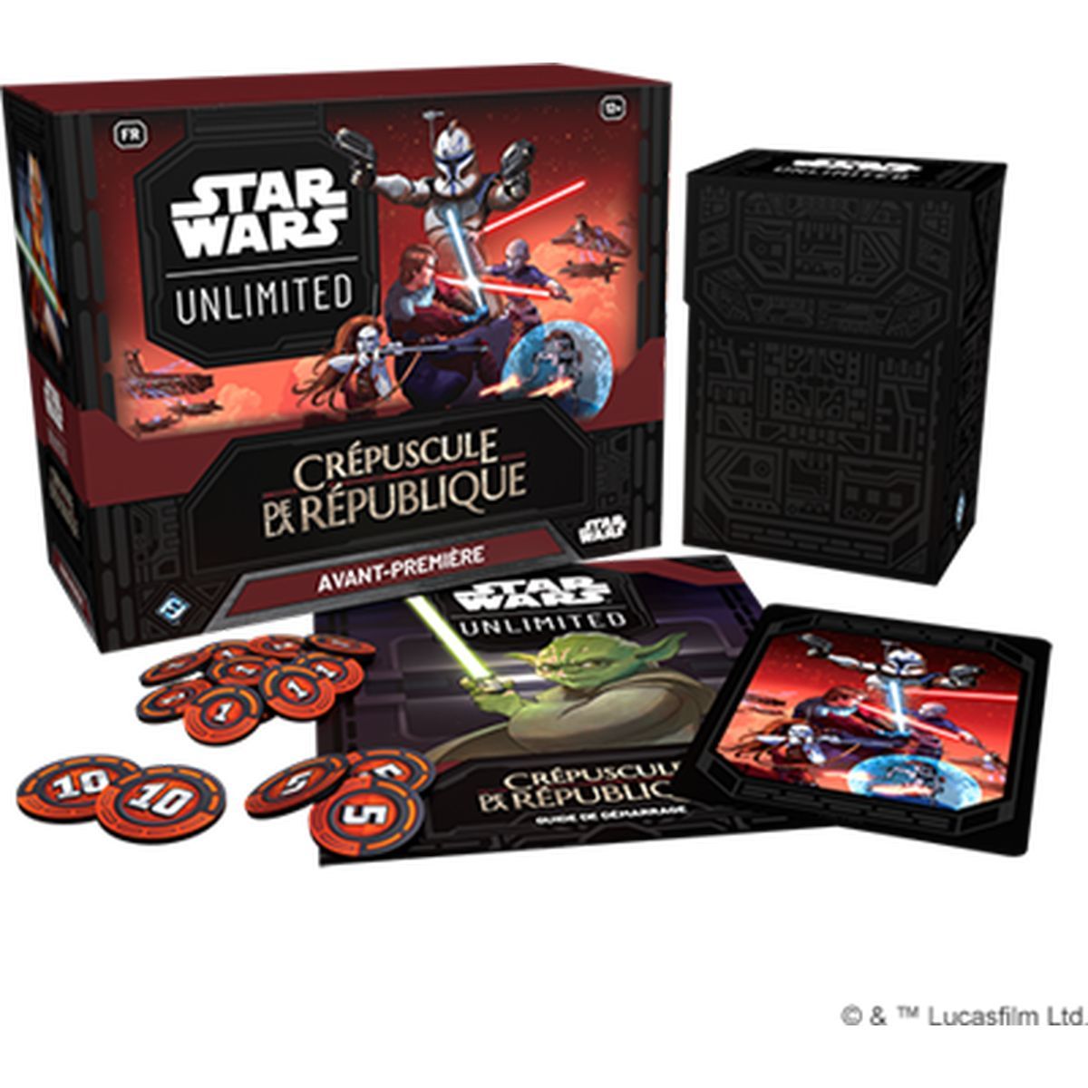 Star Wars Unlimited – Pre-Premiere Kit – SW Unlimited: Twilight of the Republic – FR