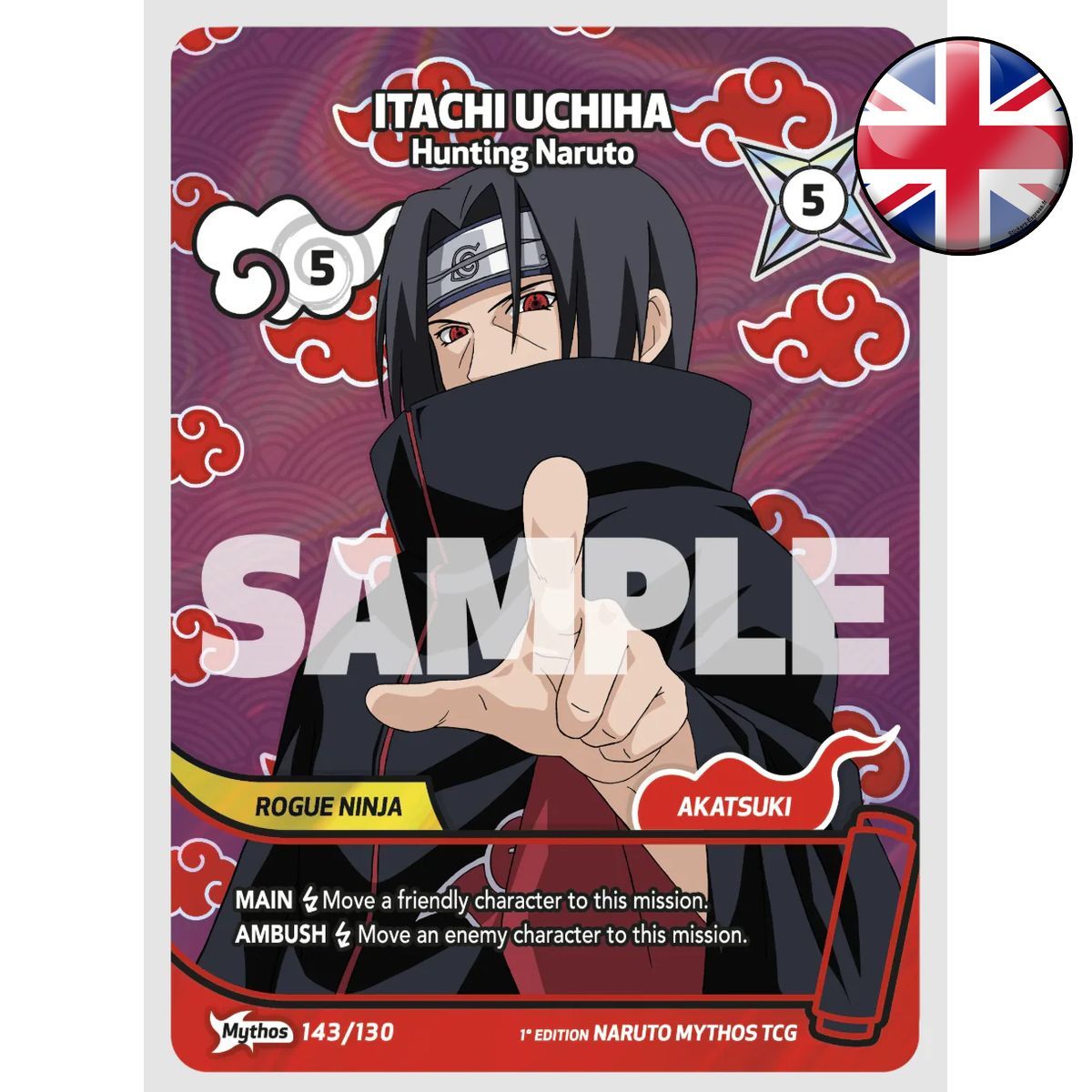 Starter Pack Box Set – Konoha Shido: Itachi & Kisame – Naruto Mythos TCG – 2. Edition – EN
