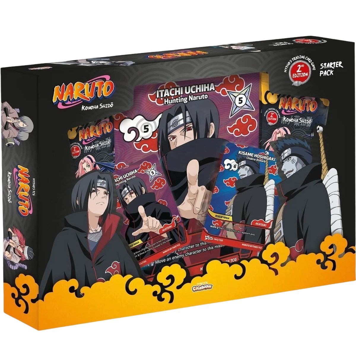 (ED2) Starter Pack Box Set – Konoha Shido: Itachi & Kisame – Naruto Mythos TCG – 2. Auflage – FR
