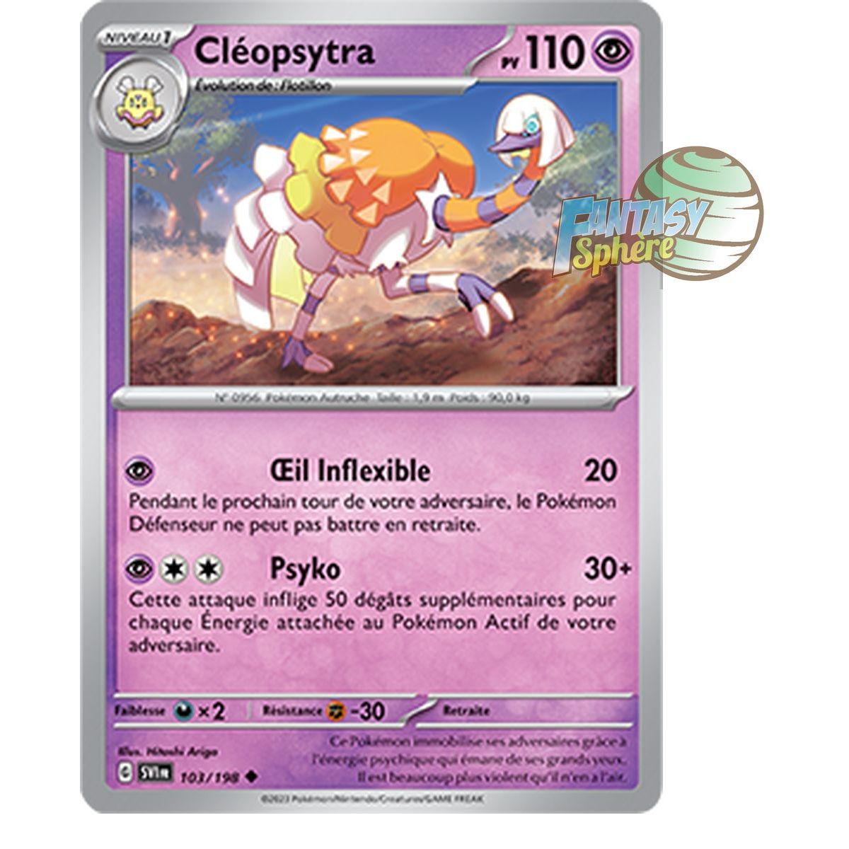 Cleopsytra – Ungewöhnlich 103/198 – Scharlachrot und Violett
