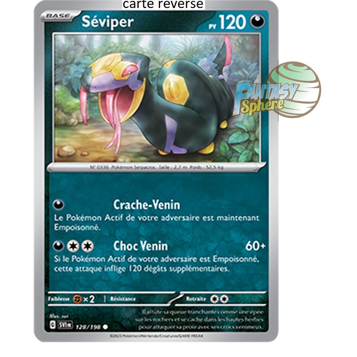 Seviper – Rückseite 128/198 – Scharlachrot und Violett