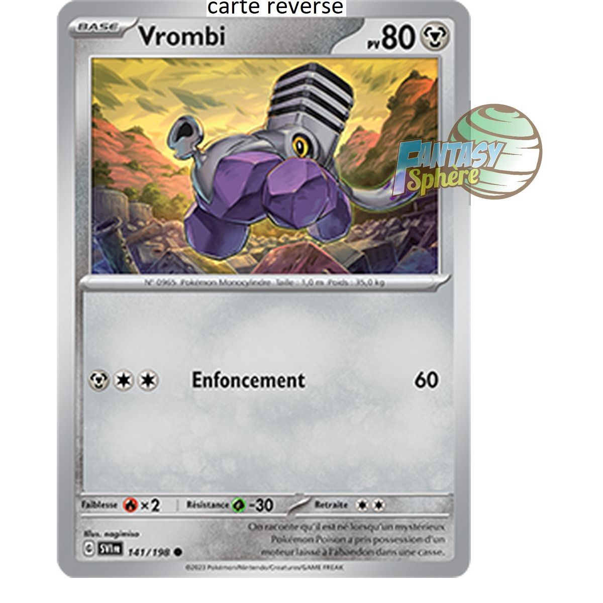 Vrombi – Rückseite 141/198 – Scharlachrot und Violett