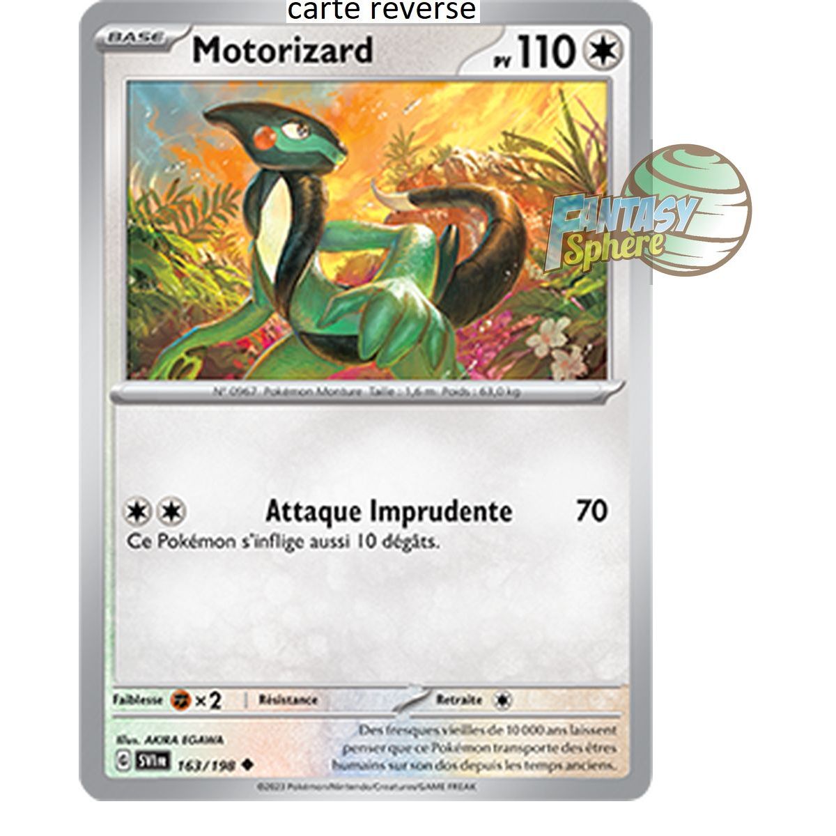 Motorizard – Rückseite 163/198 – Scharlachrot und Violett