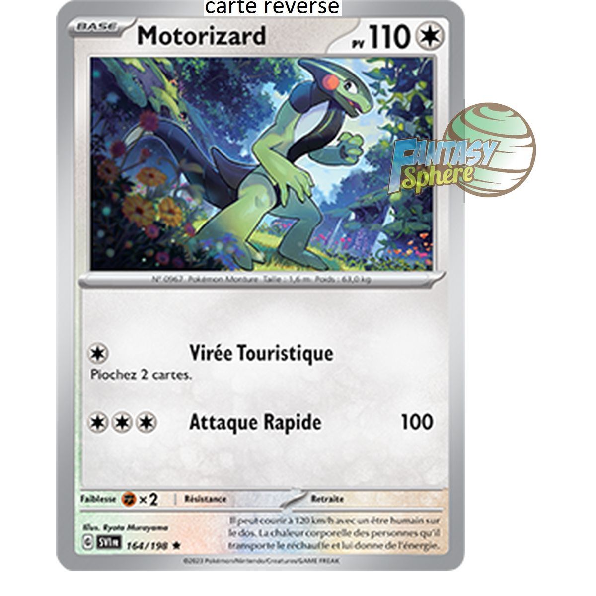 Motorizard – Rückseite 164/198 – Scharlachrot und Violett