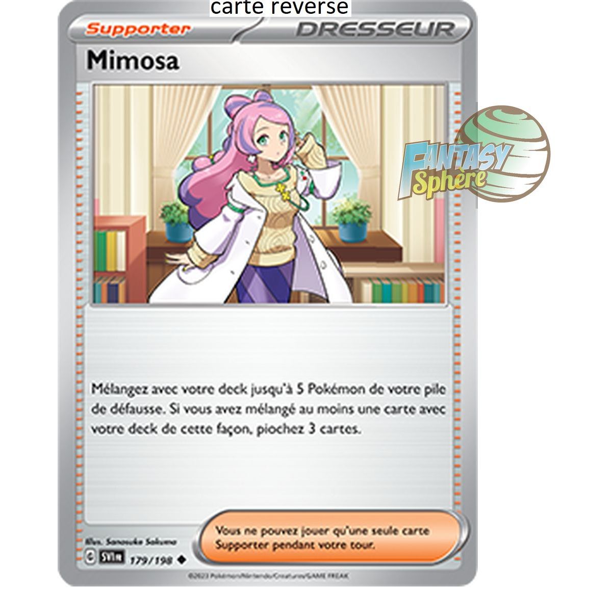 Mimosa – Rückseite 179/198 – Scharlachrot und Violett