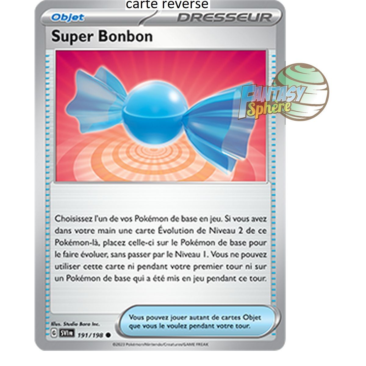 Super Bonbon - Rückseite 191/198 - Scharlachrot und Lila