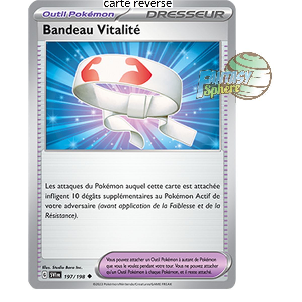 Vitality Stirnband - Reverse 197/198 - Scharlachrot und Lila