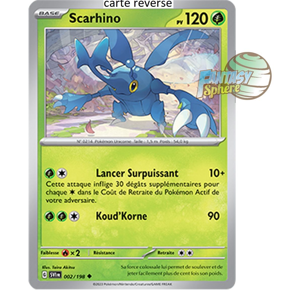 Scarhino – Rückseite 2/198 – Scharlachrot und Violett
