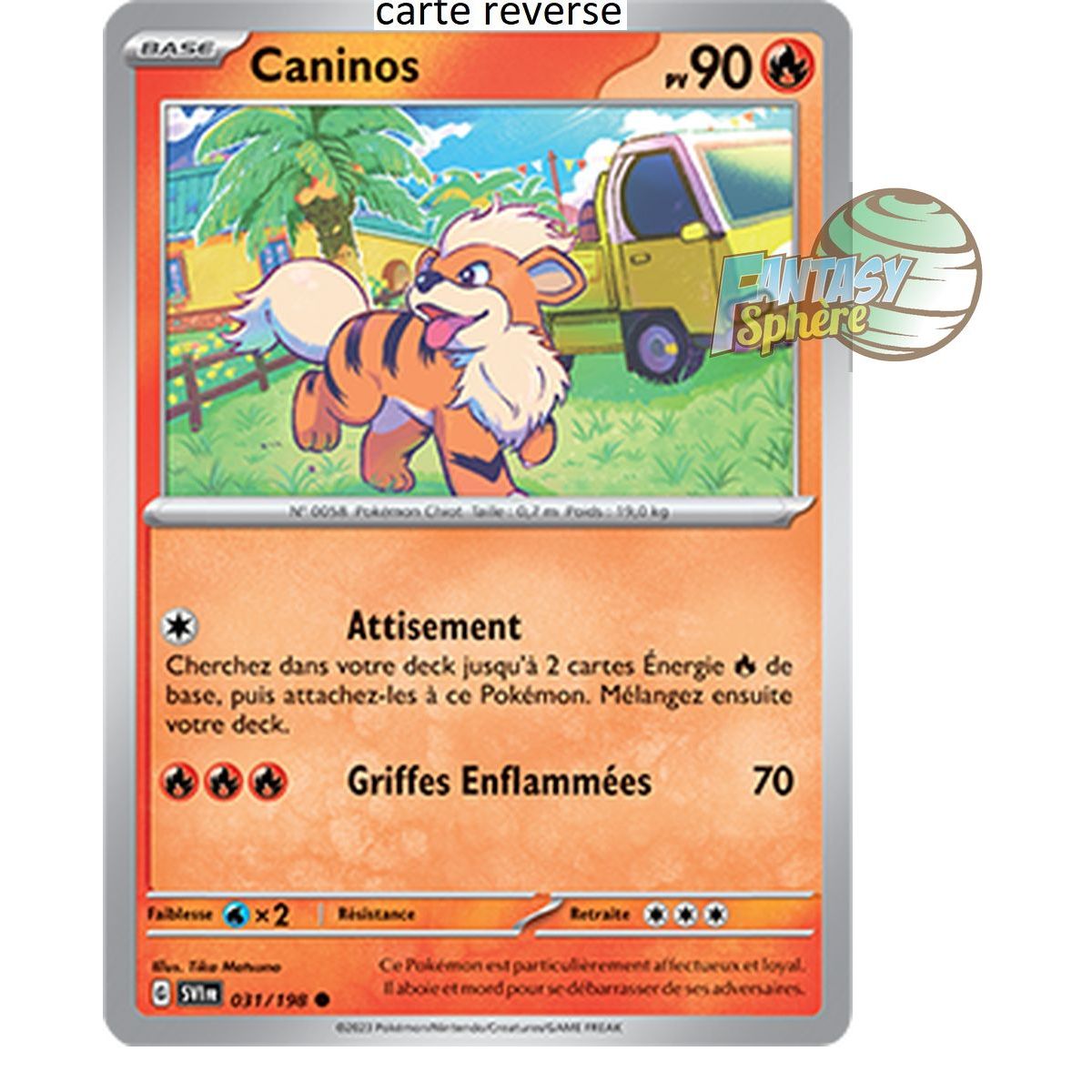 Caninos – Rückseite 31/198 – Scharlachrot und Violett