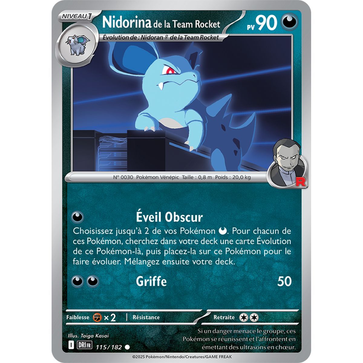 Team Rockets Nidorina – Common 115/182 – Scharlachrot und Lila 10 Schicksalhafte Rivalitäten