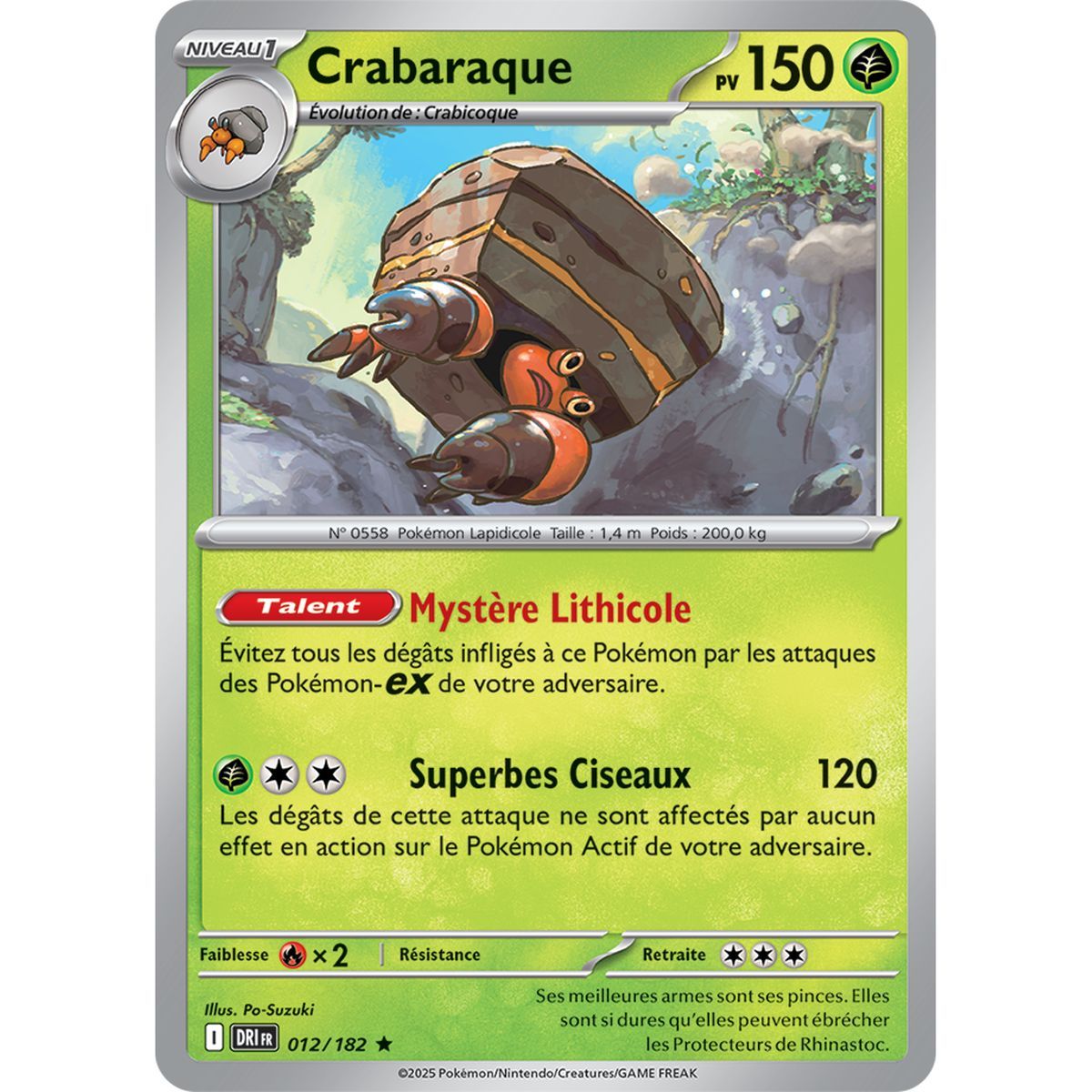 Crabaraque – Holo Rare 12/182 – Scharlachrot und Lila 10 Schicksalhafte Rivalitäten