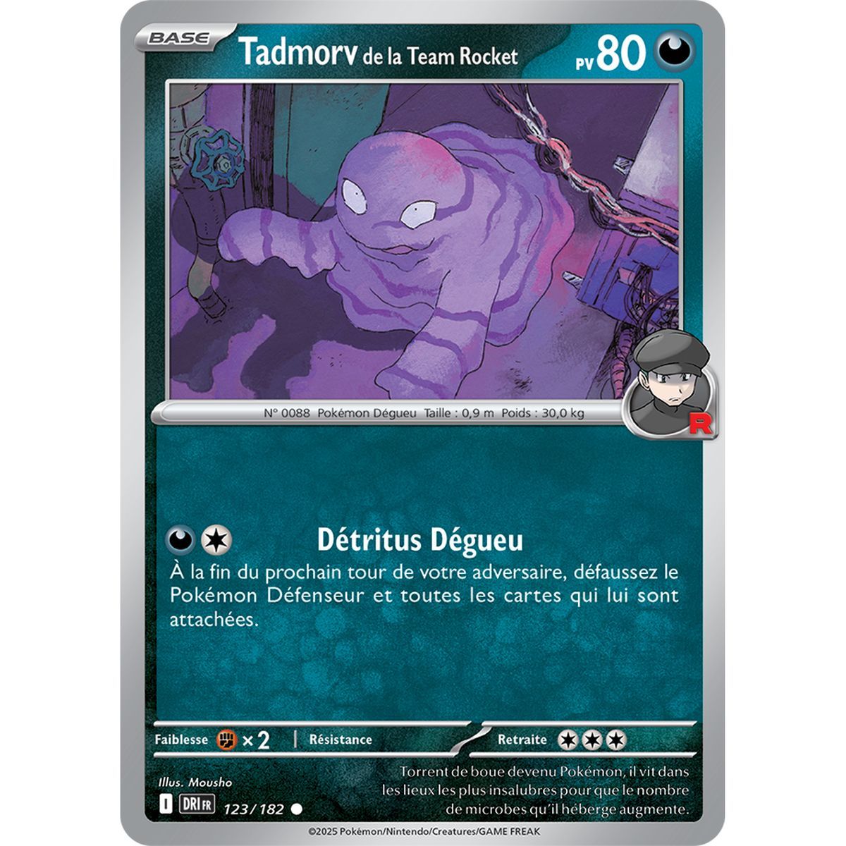 Team Rockets Tadmorv – Common 123/182 – Scharlachrot und Lila 10 Schicksalhafte Rivalitäten
