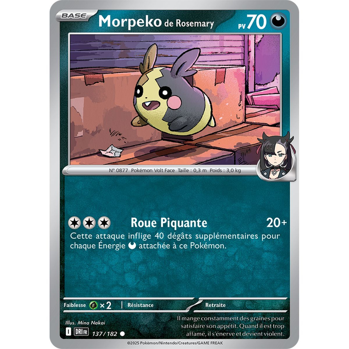 Item Rosemarys Morpeko – Common 137/182 – Scharlachrot und Lila 10 Schicksalhafte Rivalitäten