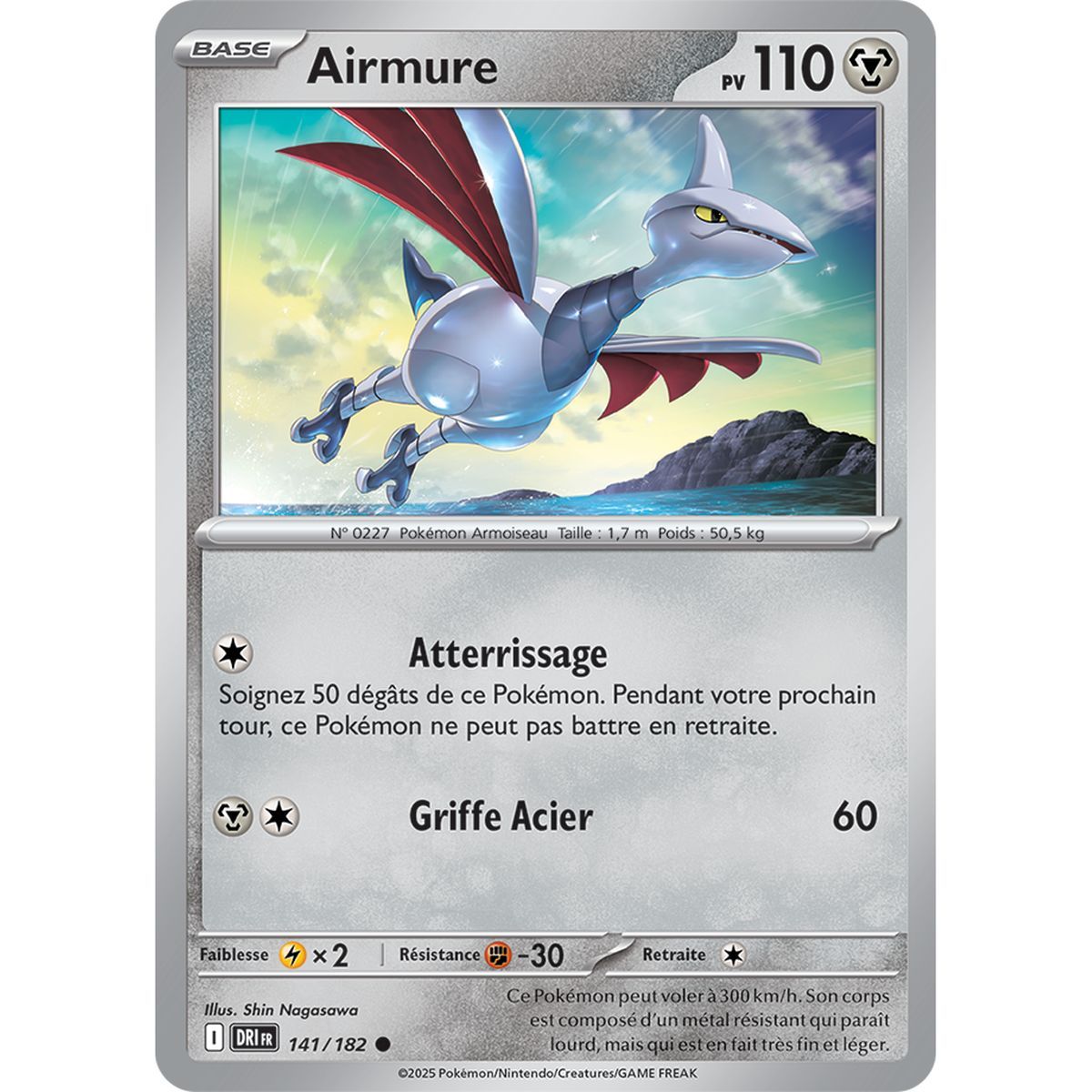 Item Skarmory – Common 141/182 – Scharlachrot und Lila 10 Schicksalhafte Rivalitäten
