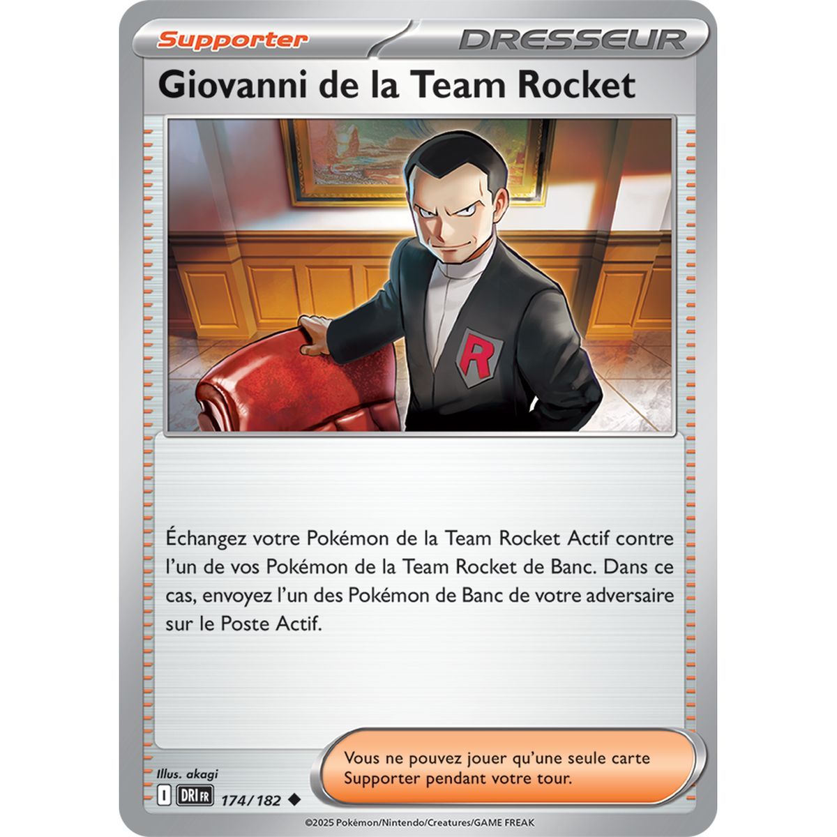 Item Giovanni von Team Rocket – Ungewöhnlich 174/182 – Scharlachrot und Lila 10 Schicksalhafte Rivalitäten