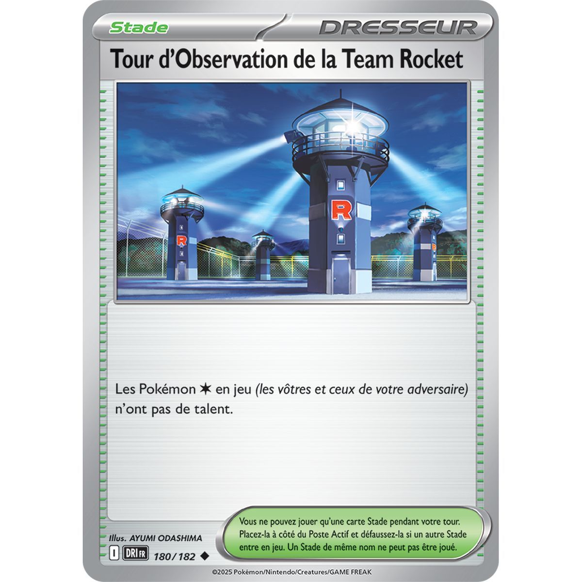 Item Team Rocket Observation Tower – Ungewöhnlich 180/182 – Scharlachrot und Lila 10 Schicksalhafte Rivalitäten