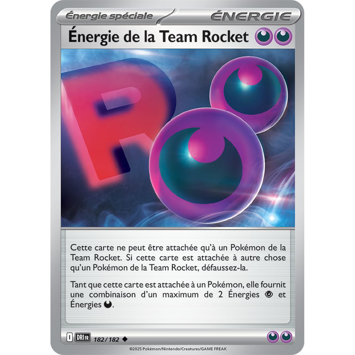 Item Team Rocket Energy – Ungewöhnlich 182/182 – Scharlachrot und Lila 10 Schicksalhafte Rivalitäten