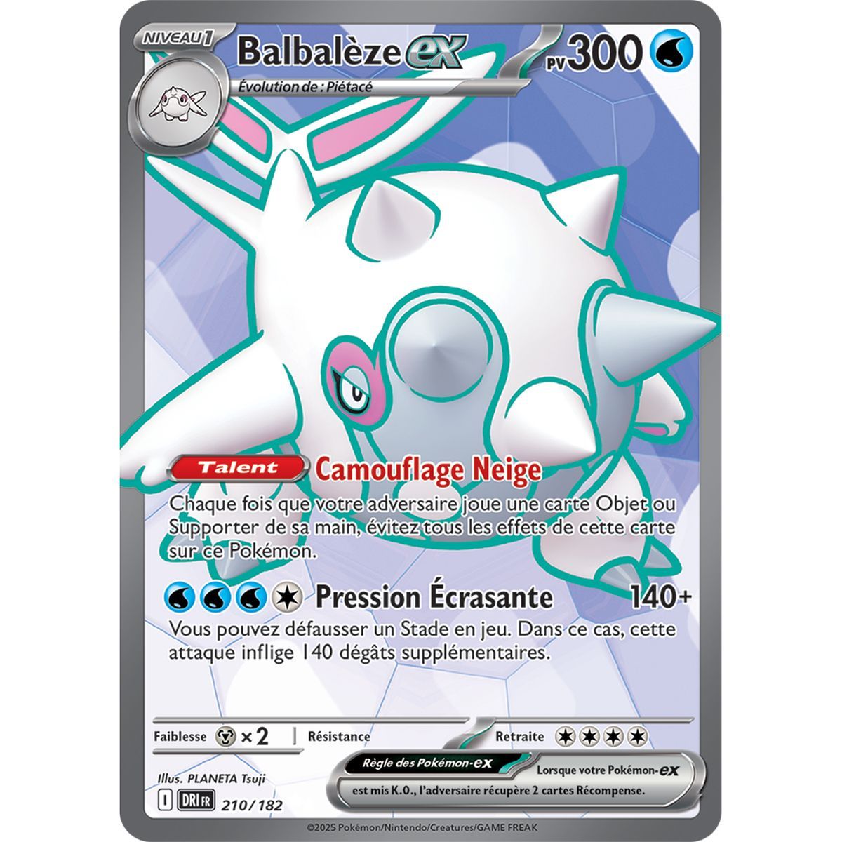 Item Balbalèze-ex – Ultra Rare 210/182 – Scharlachrot und Lila 10 Schicksalhafte Rivalitäten