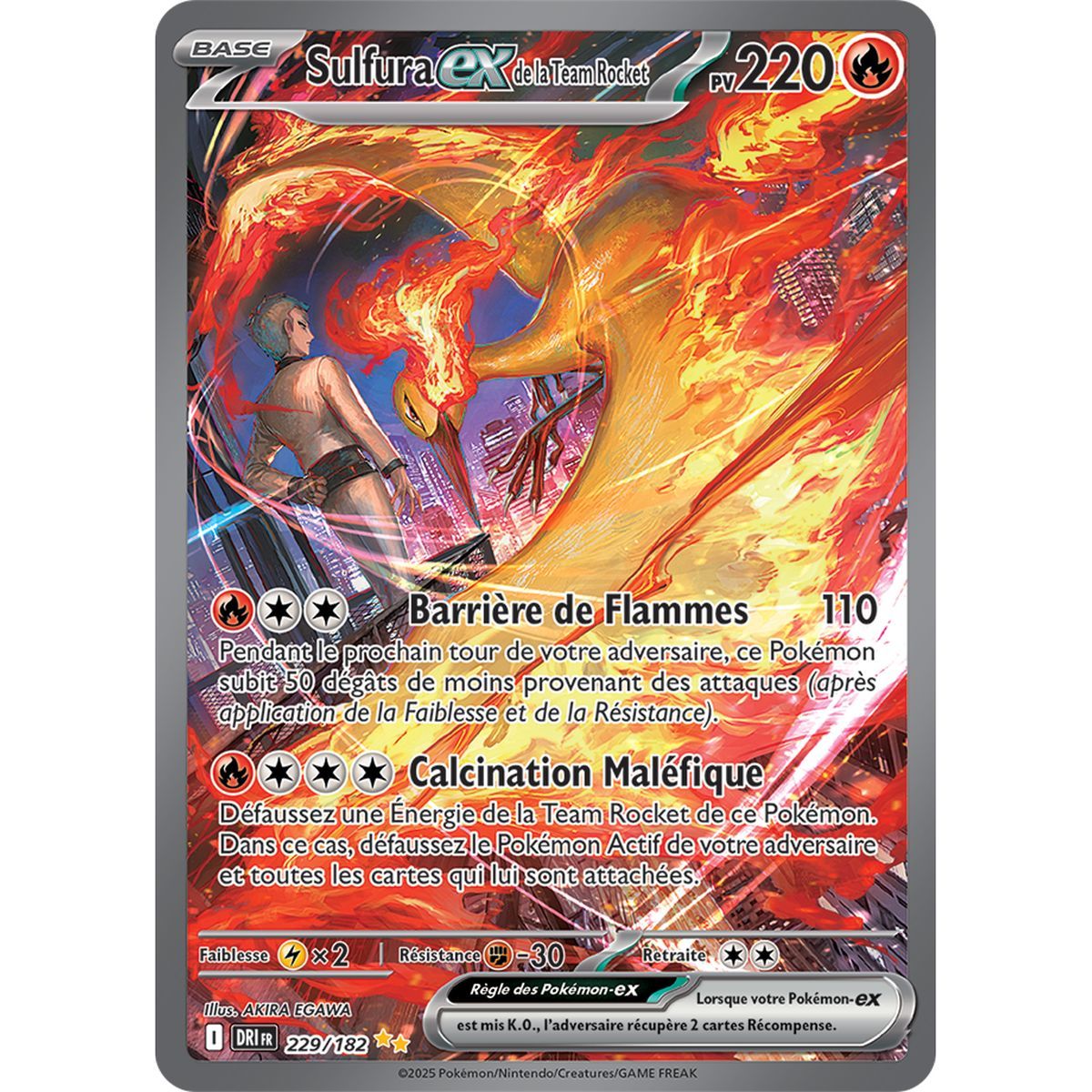 Team Rockets Moltres Ex – Special Illustration Rare 229/182 – Scarlet und Purple 10 Destined Rivalries