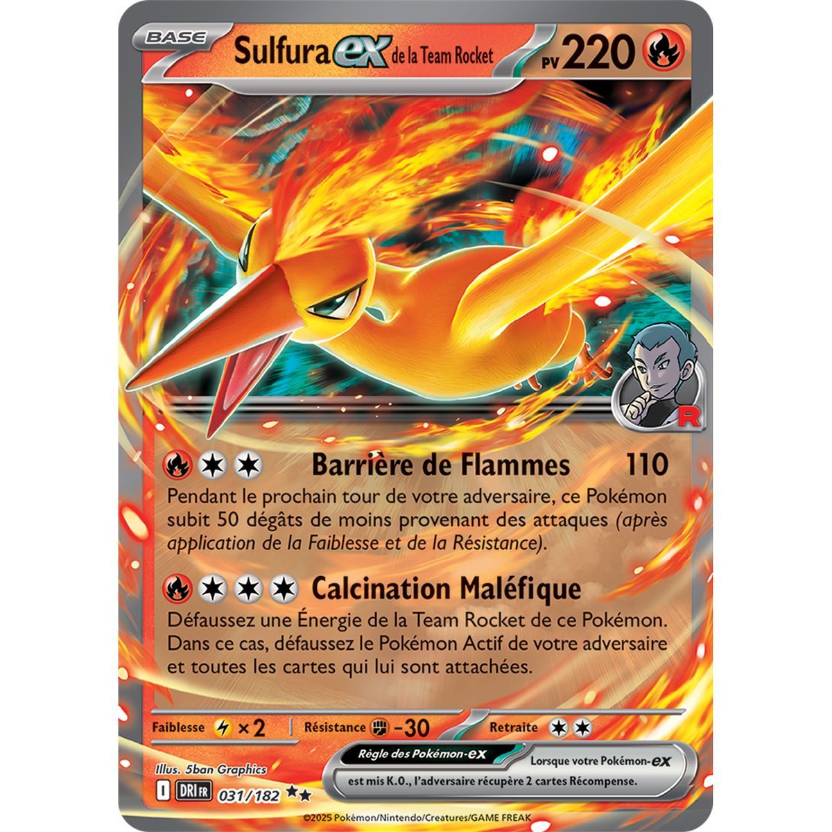 Team Rockets Moltres Ex – Double Rare 31/182 – Scharlachrot und Lila 10 Schicksalhafte Rivalitäten
