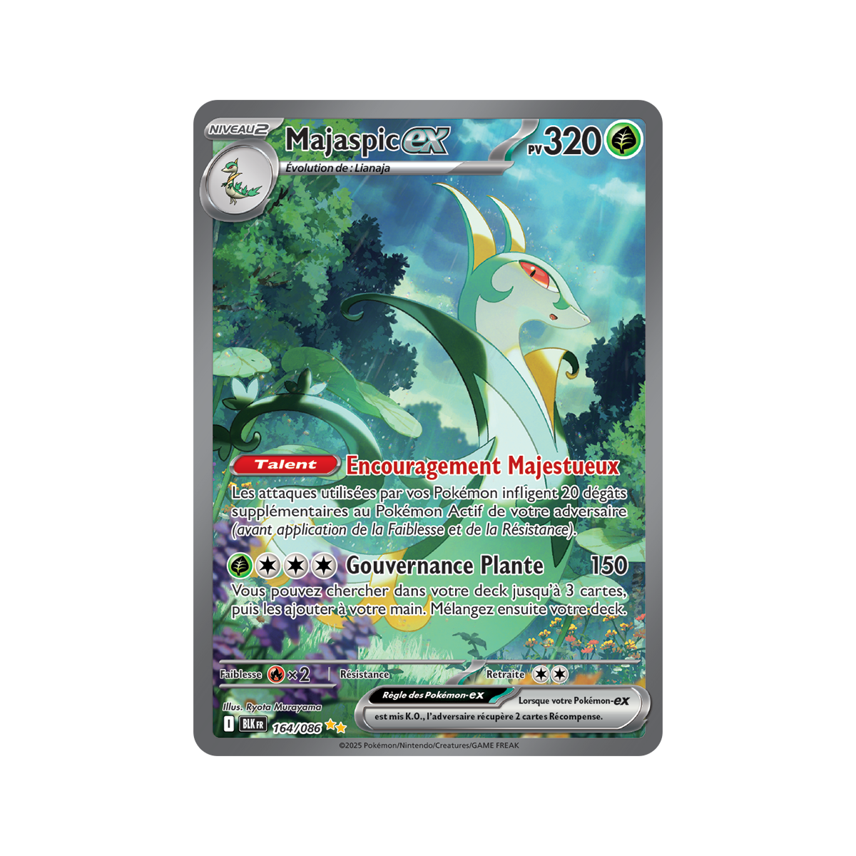 Majaspic-ex – Sonderillustration, selten, 164/86 – Scharlachrot und Violett 10,5 Schwarzer Blitz