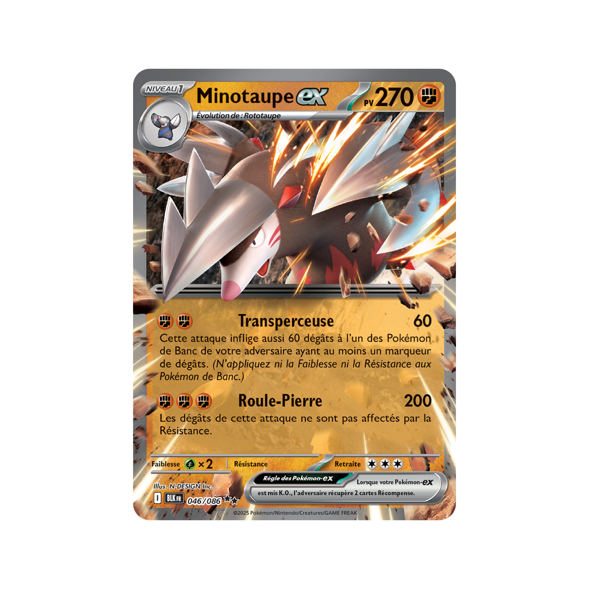 Minotaupe-ex – Double Rare 46/86 – Scharlachrot und Lila 10,5 Black Lightning