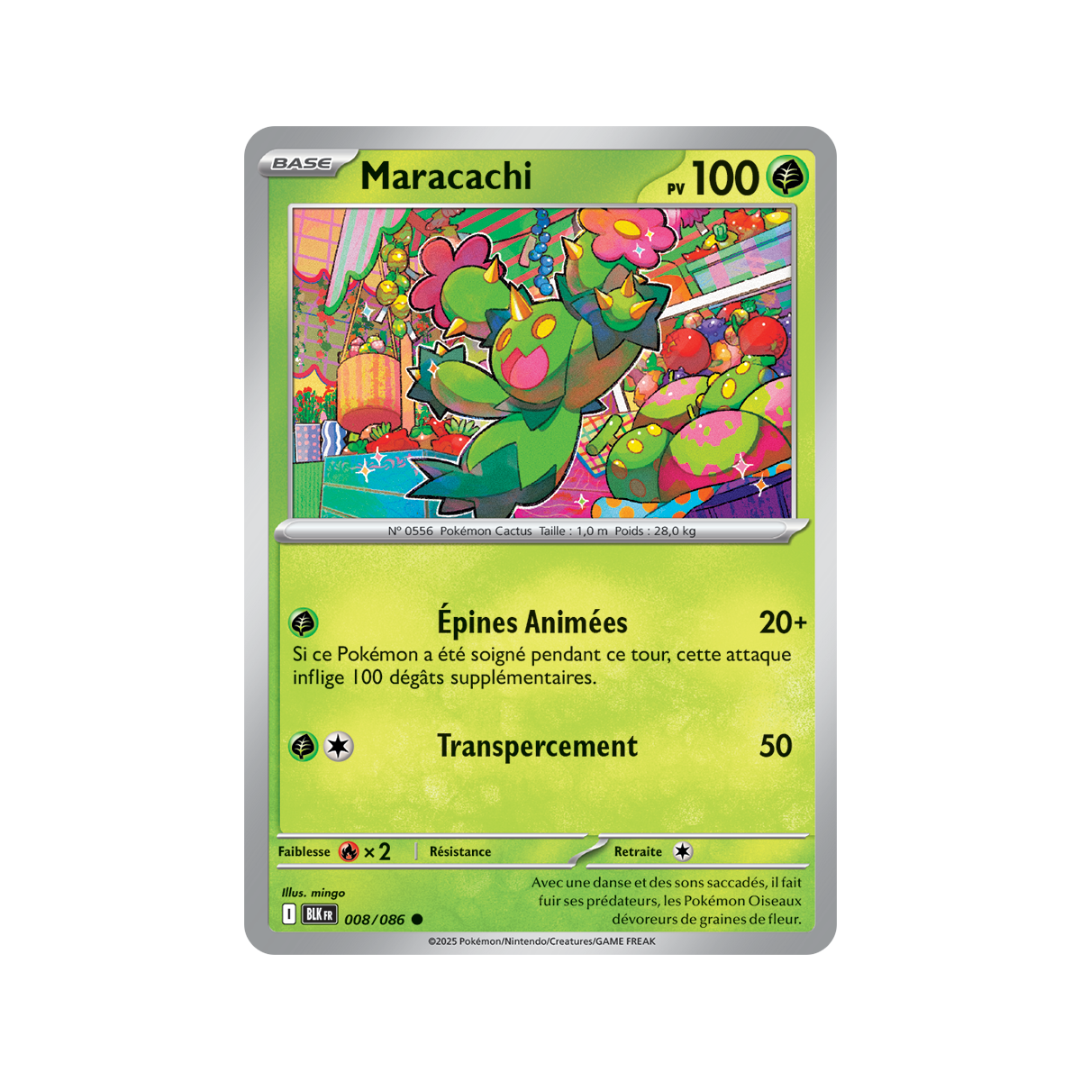 Maracachi – Reverse Pokéball 8/86 – Scharlachrot und Lila 10,5 Schwarzer Blitz