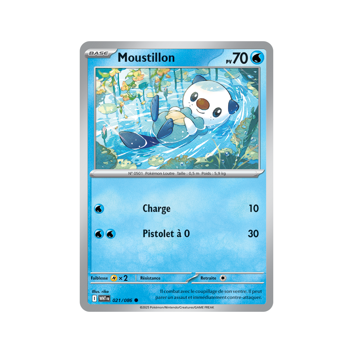 Moustillon – Reverse Pokéball 21/86 – Scharlachrot und Lila 10,5 Weiße Flamme