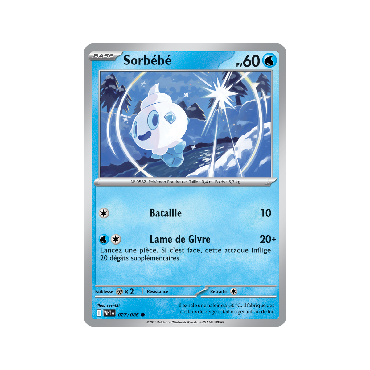 Sorbébé – Reverse Pokéball 27/86 – Scharlachrot und Lila 10,5 Weiße Flamme