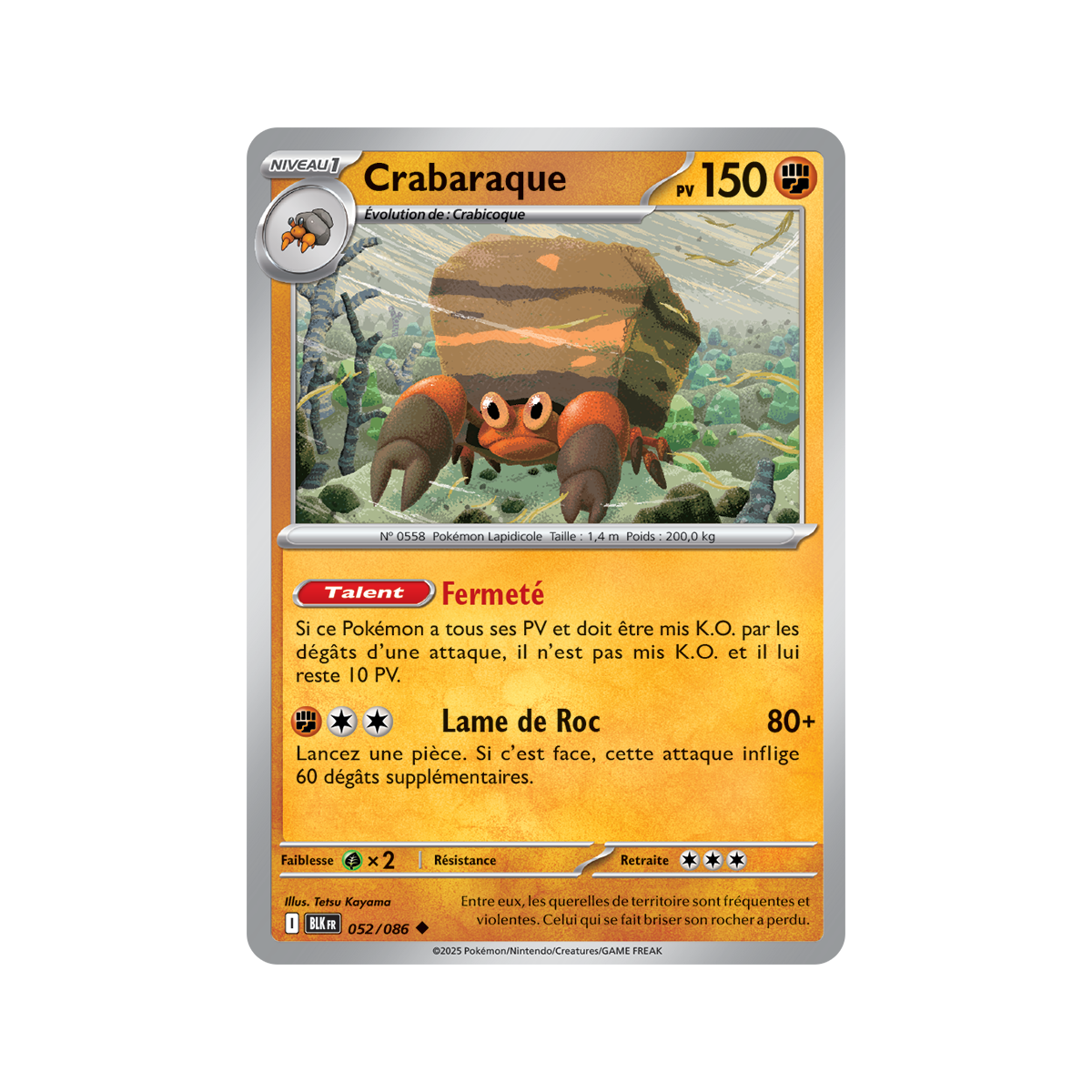 Crabaraque – Reverse Pokéball 52/86 – Scharlachrot und Lila 10,5 Schwarzer Blitz